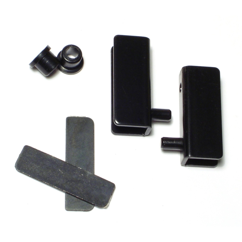 Black Glass Door Hinge