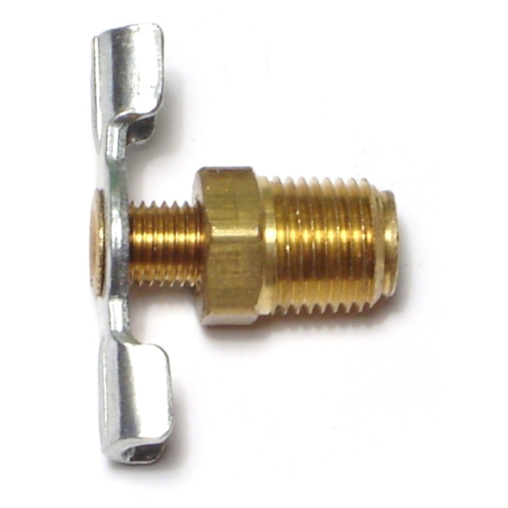 [MF84651] 1/8 MPT Drain Cock Brass