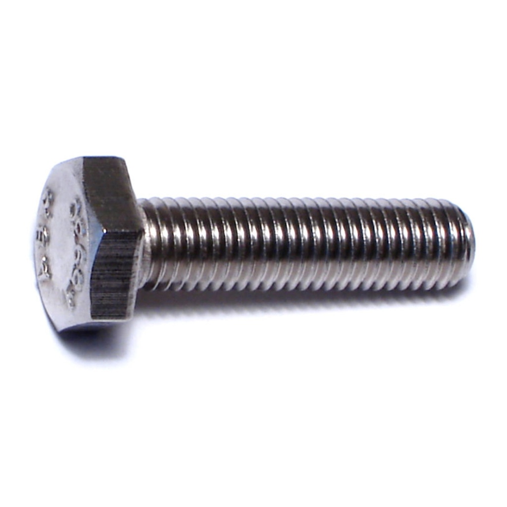 1/4-28 x 1 Hex Cap Screw SS