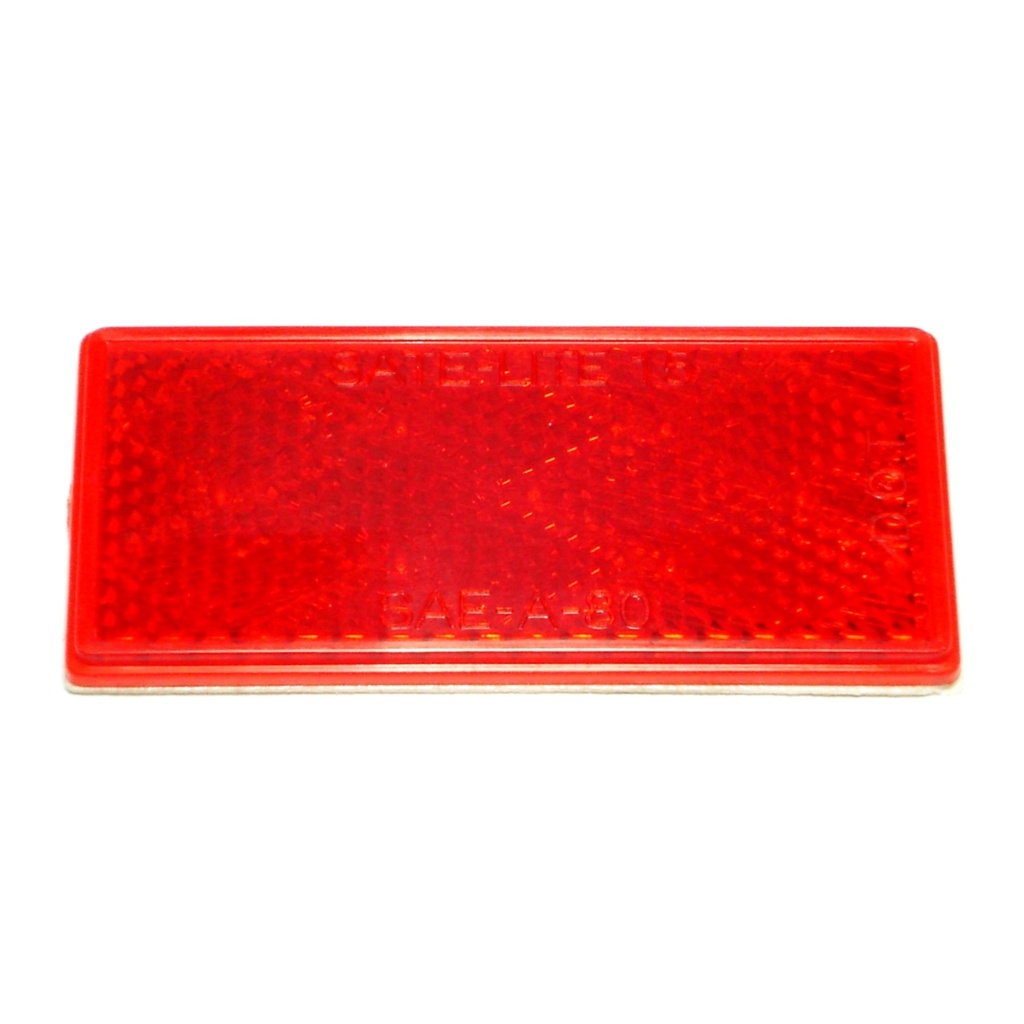 3-1/4 x 1-1/2 Red Reflector