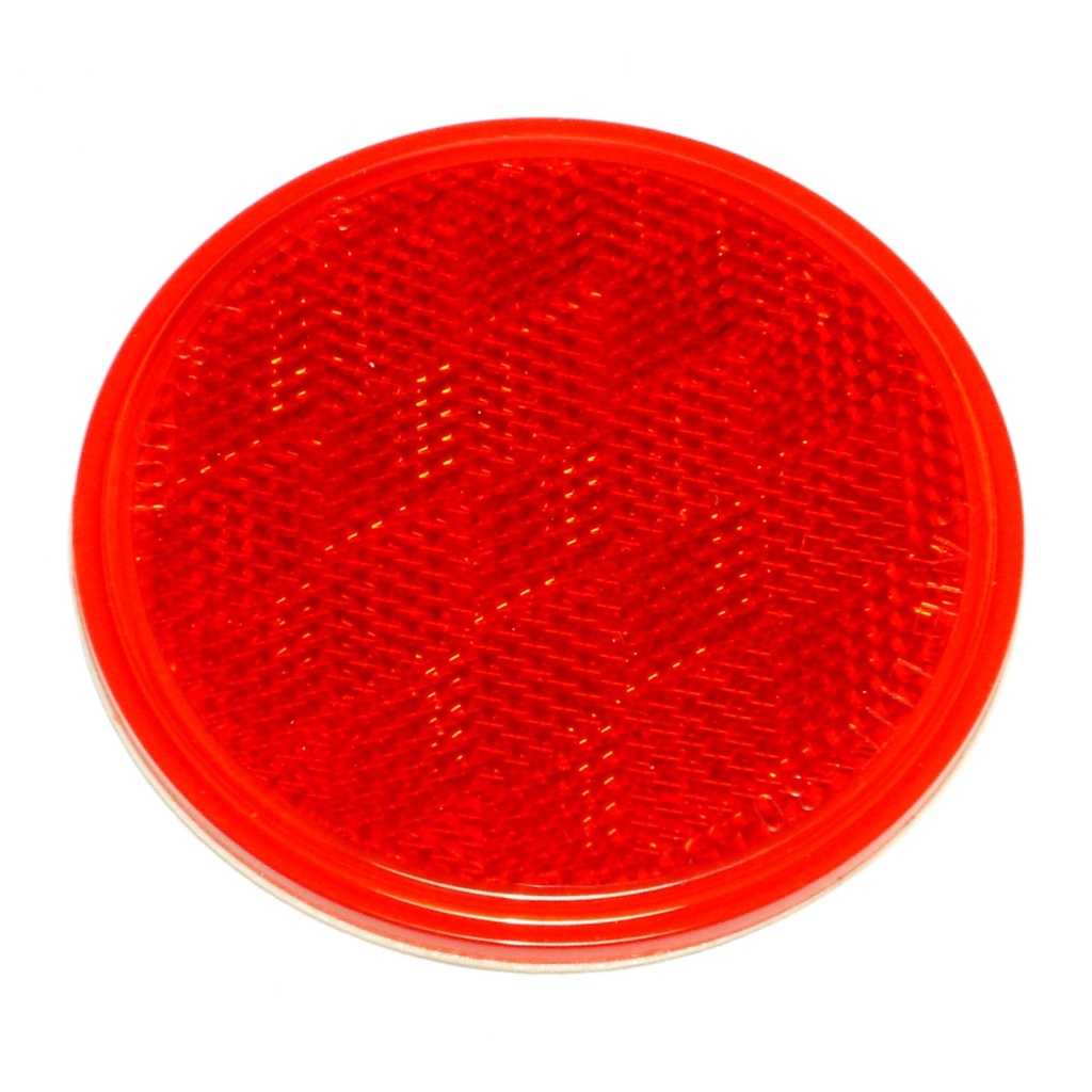 3-3/16 Dia Red Reflector