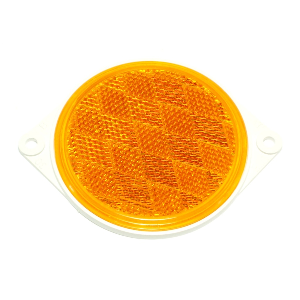 3-3/16 Dia Amber Reflector