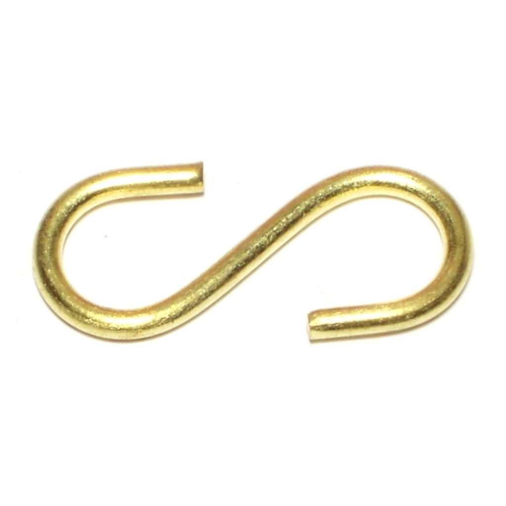 1-5/8" S Hook Brass