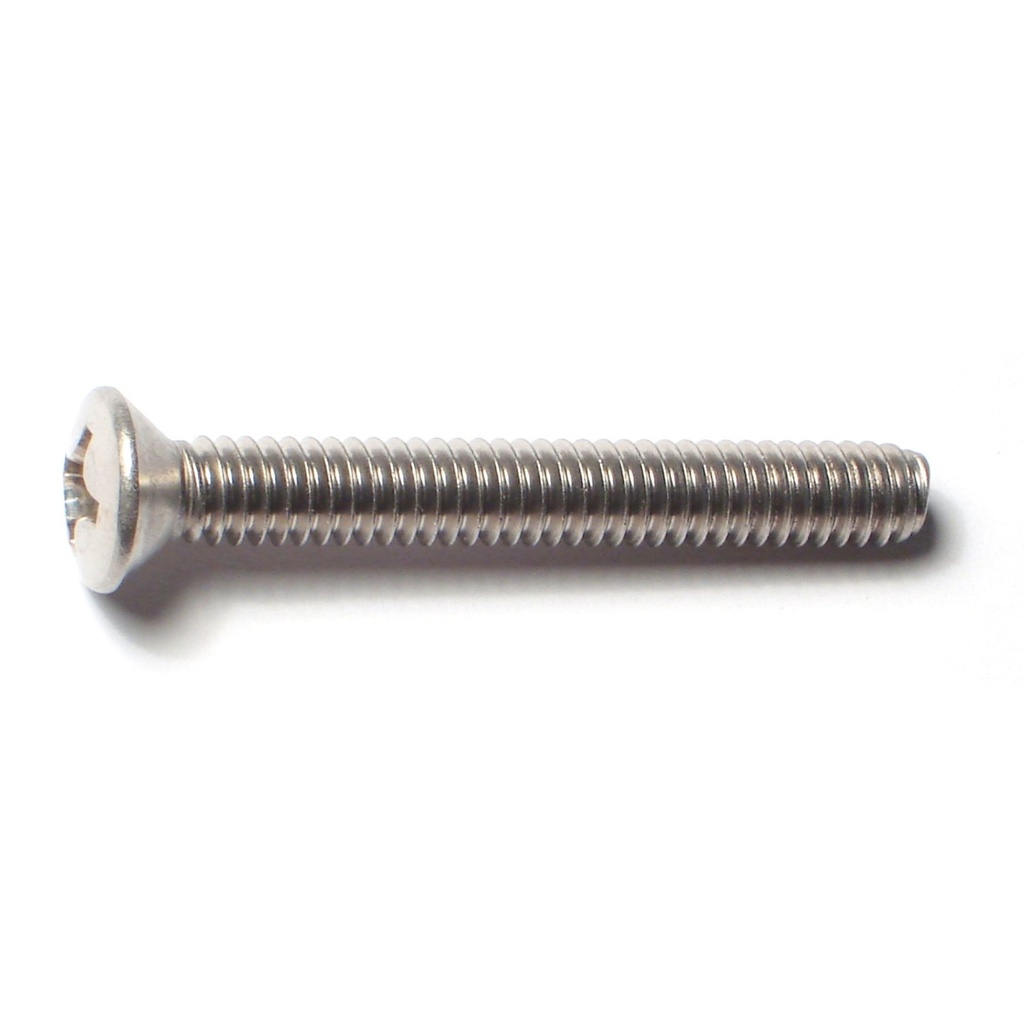 1/4-20 x 2 Ph Ov Mach Sc SS