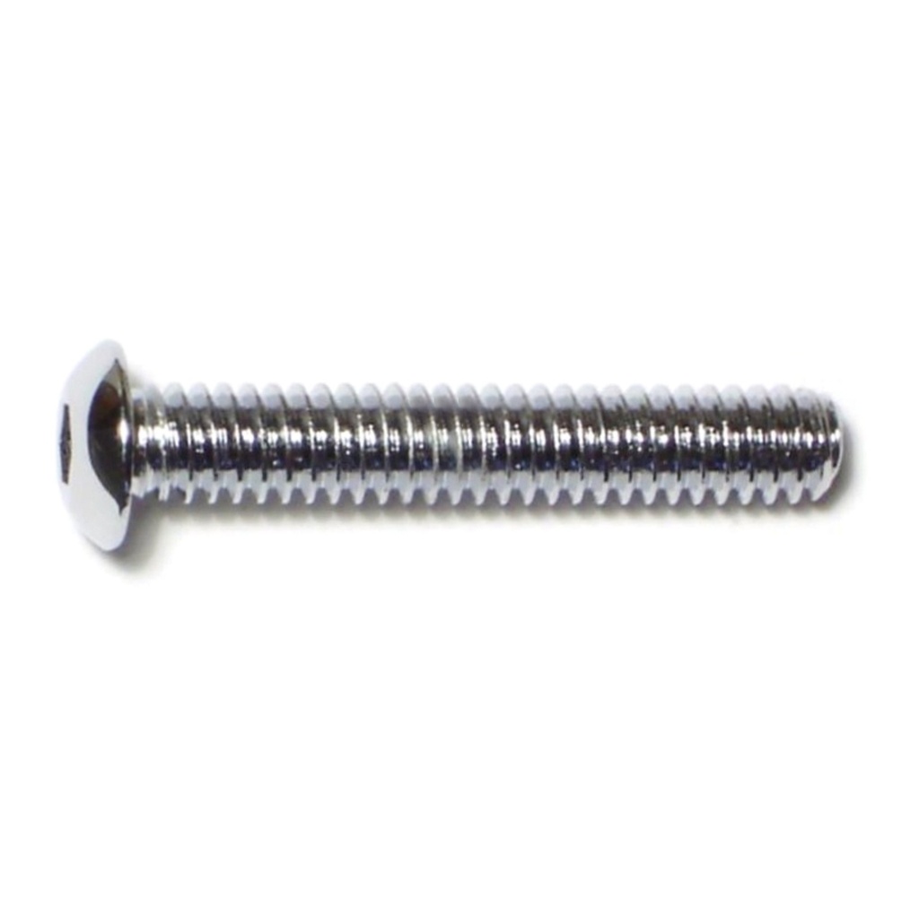 1/4-20 x 1-1/2 Button Sckt Chrm