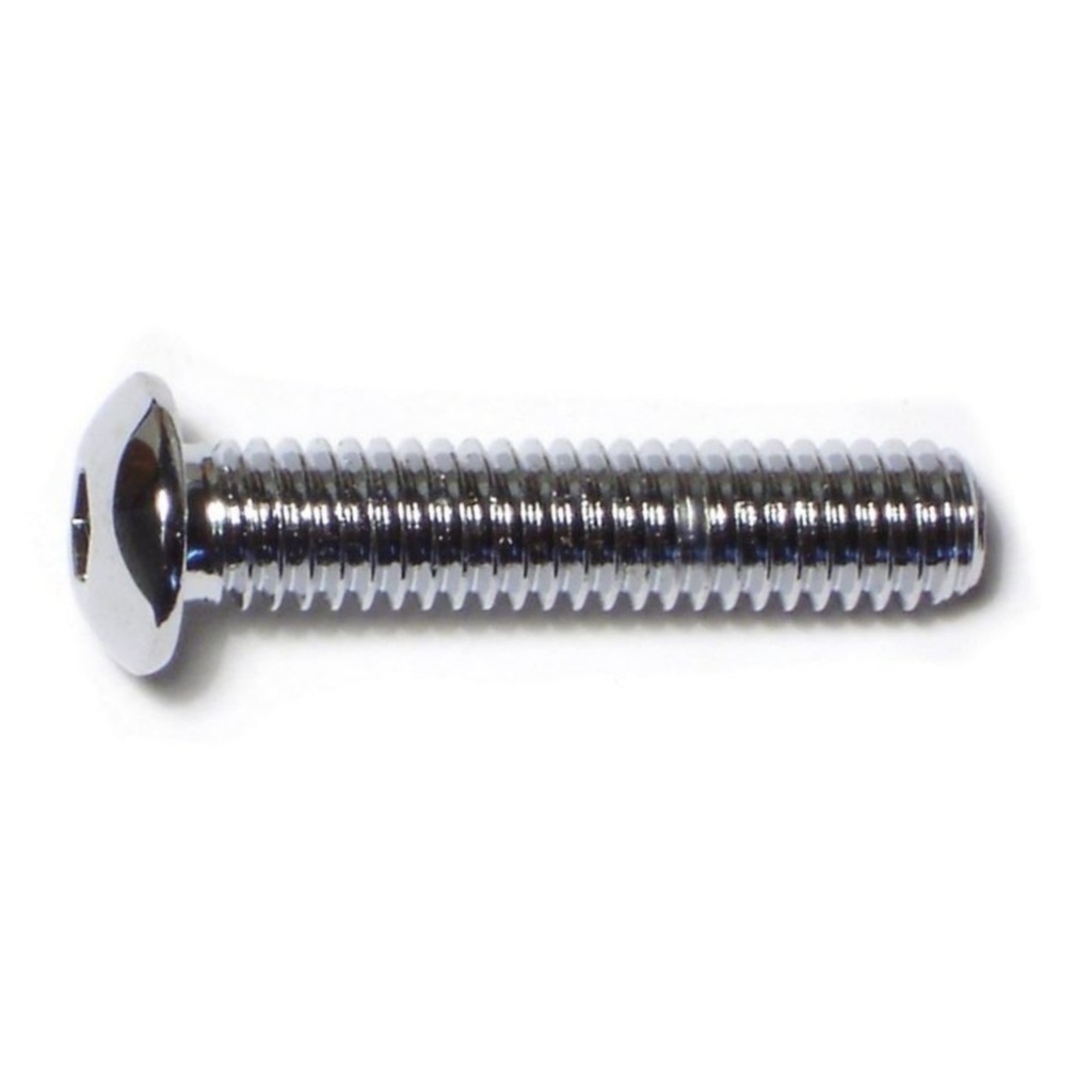 5/16-18x 1-1/2 Button Sckt Chrm