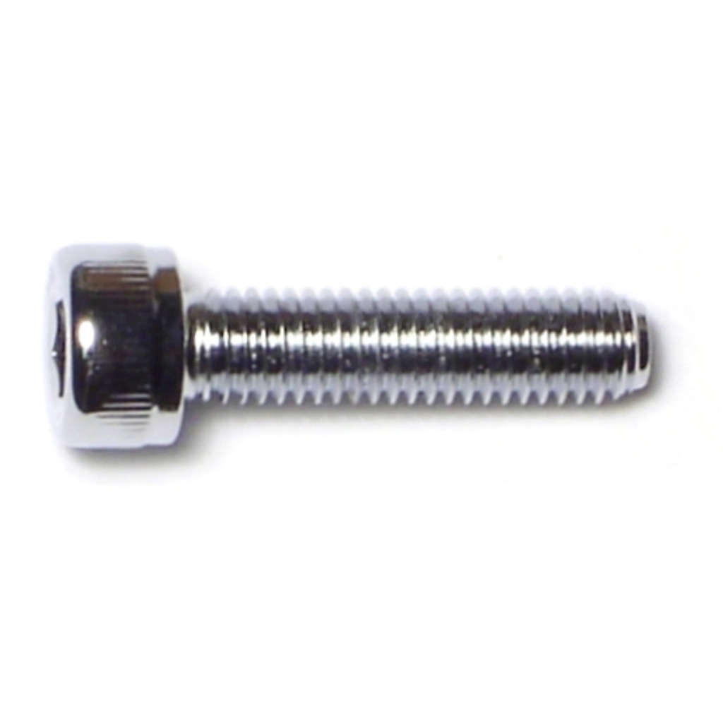 5mm-0.8 x 20mm Knurl Sockt Chrm