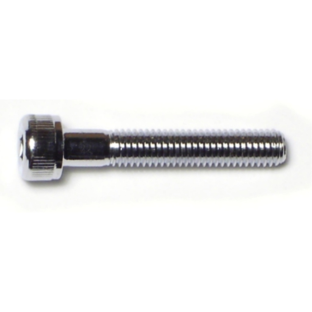 5mm-0.8 x 30mm Knurl Sockt Chrm