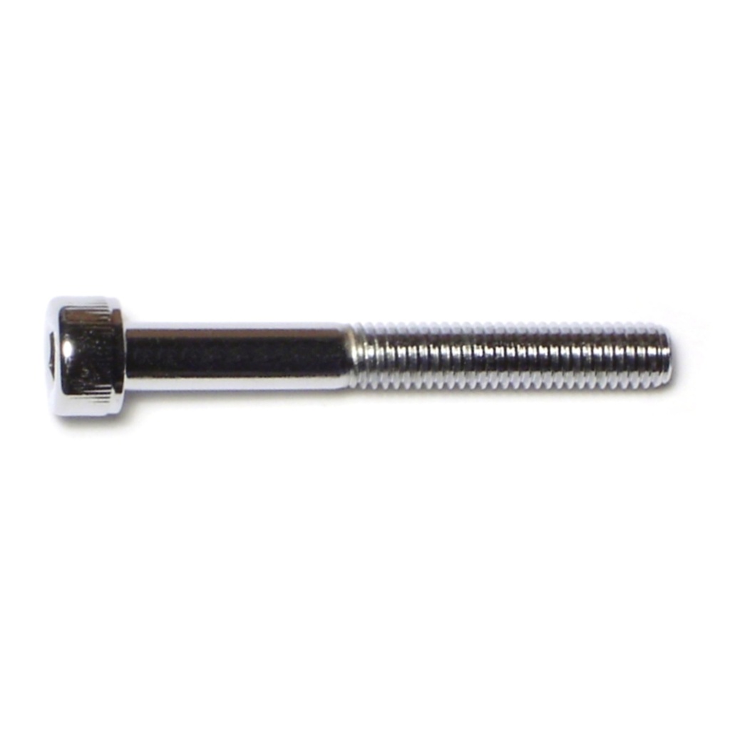 5mm-0.8 x 40mm Knurl Sockt Chrm