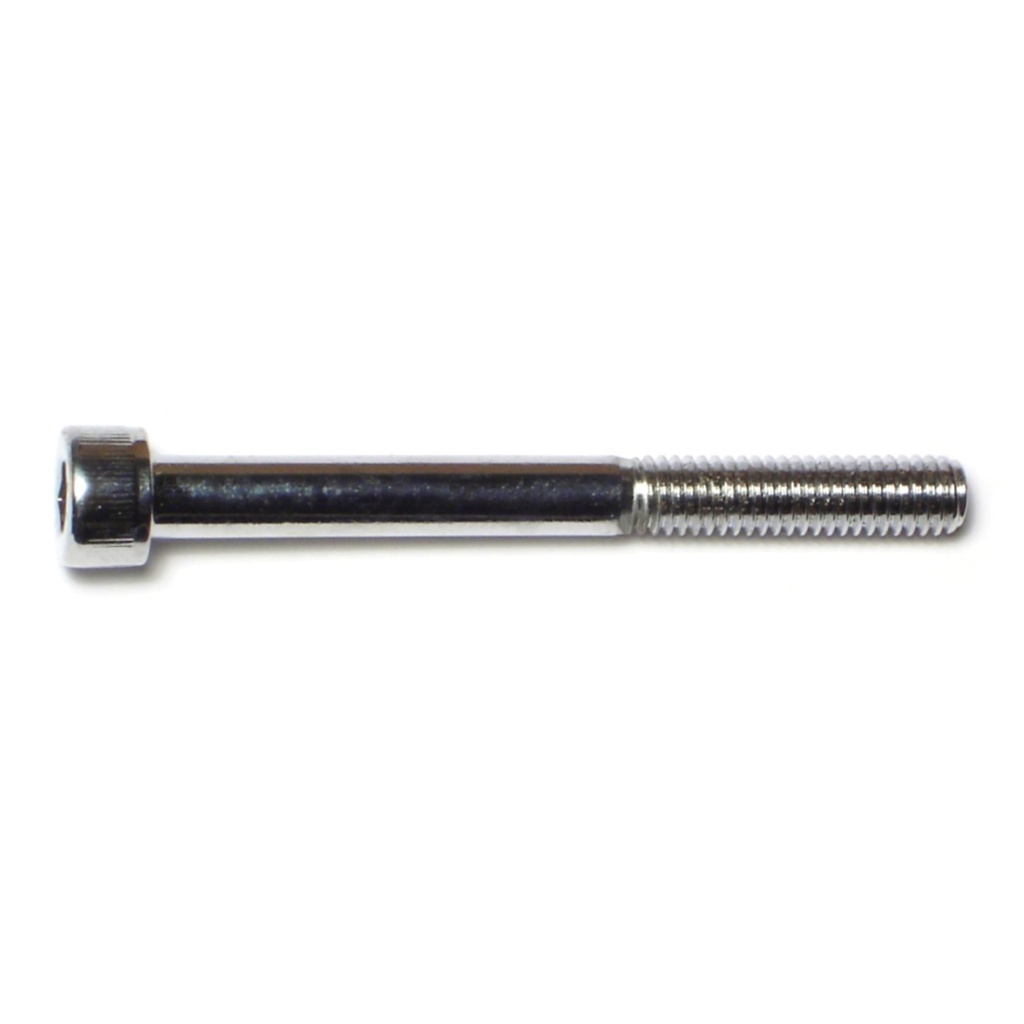 6mm-1.0 x 60mm Knurl Sockt Chrm