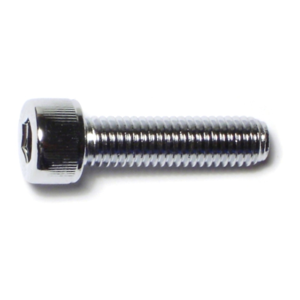 8mm-1.25x 30mm Knurl Sockt Chrm