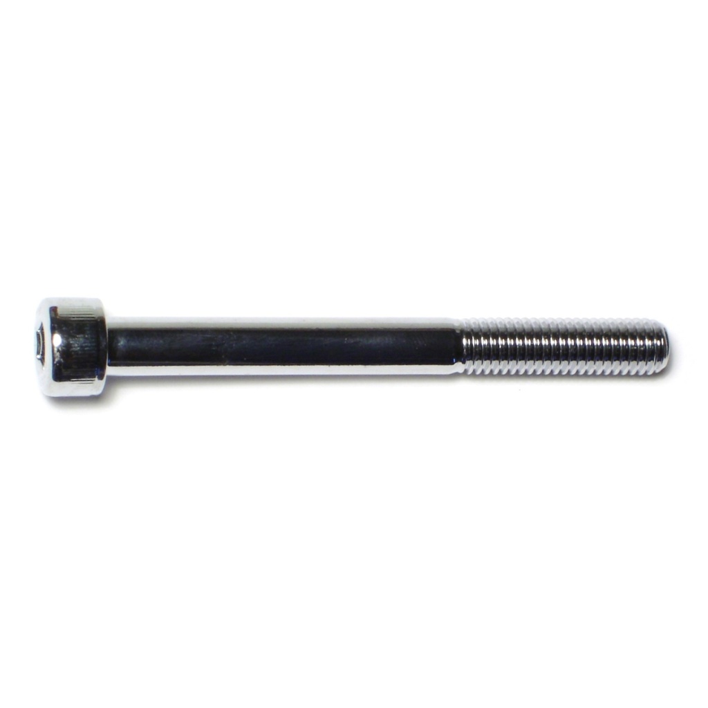 8mm-1.25x 80mm Knurl Sockt Chrm