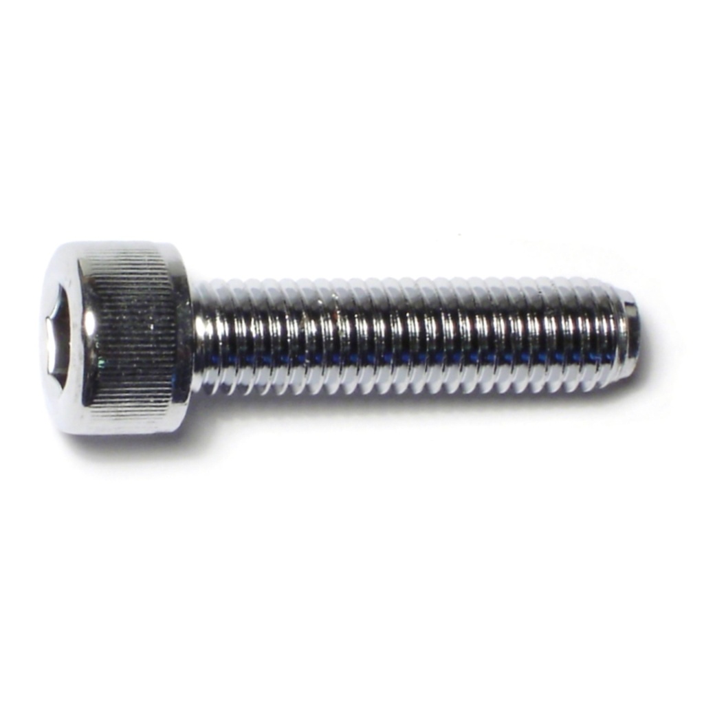 10mm-1.5x 40mm Knurl Sockt Chrm