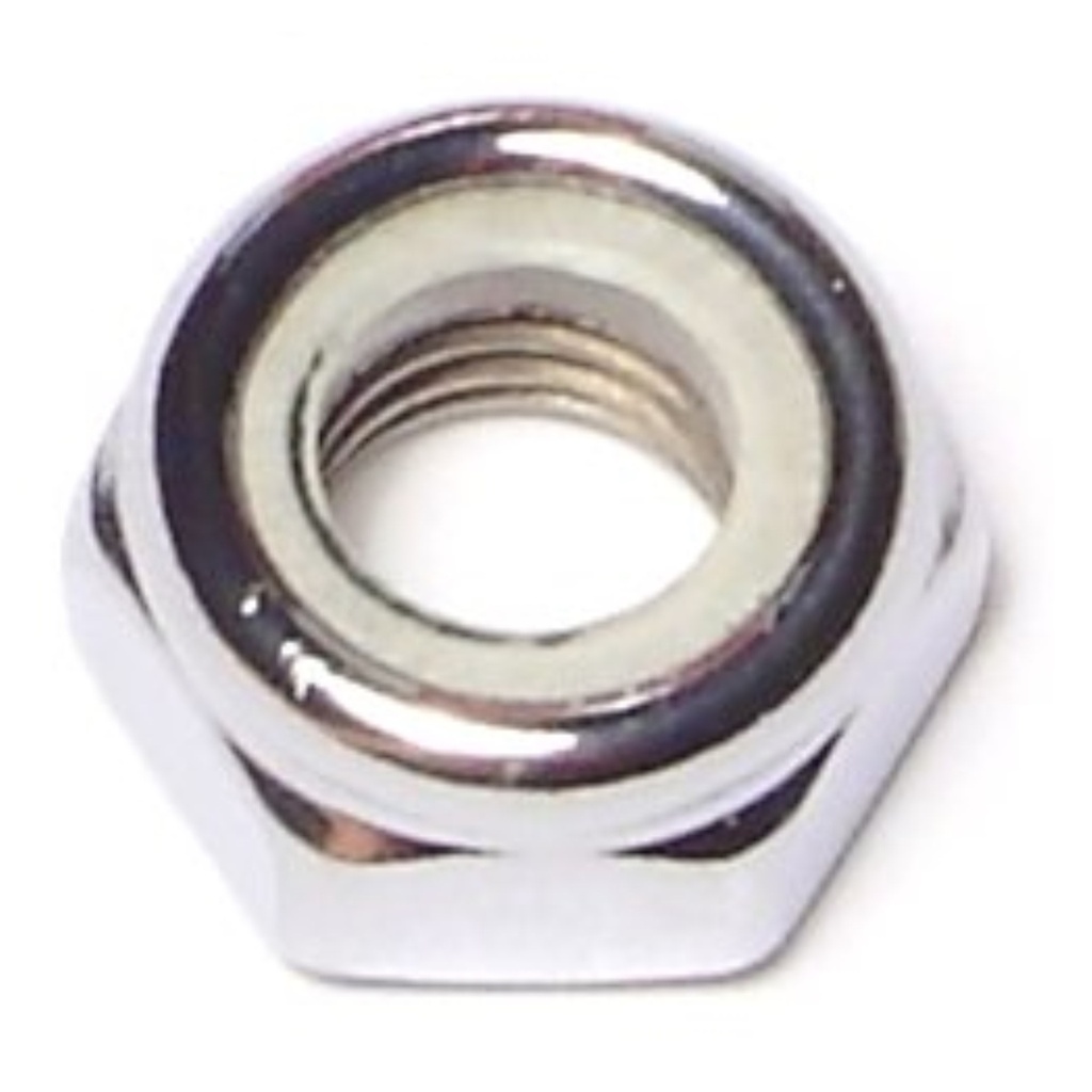 8mm-1.25 Nyl Lk Nut Chrm