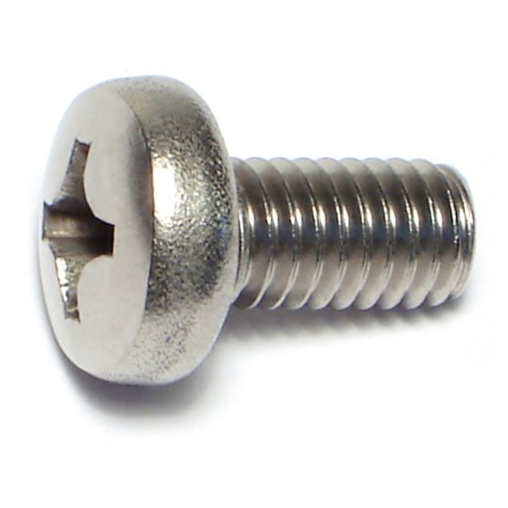 6mm-1.0 x 12mm Ph Pn Mach Sc SS