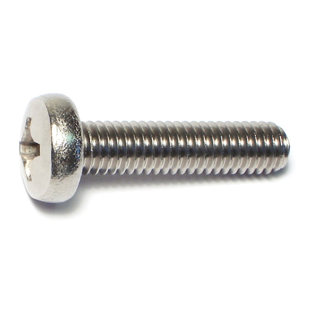 6mm-1.0 x 25mm Ph Pn Mach Sc SS