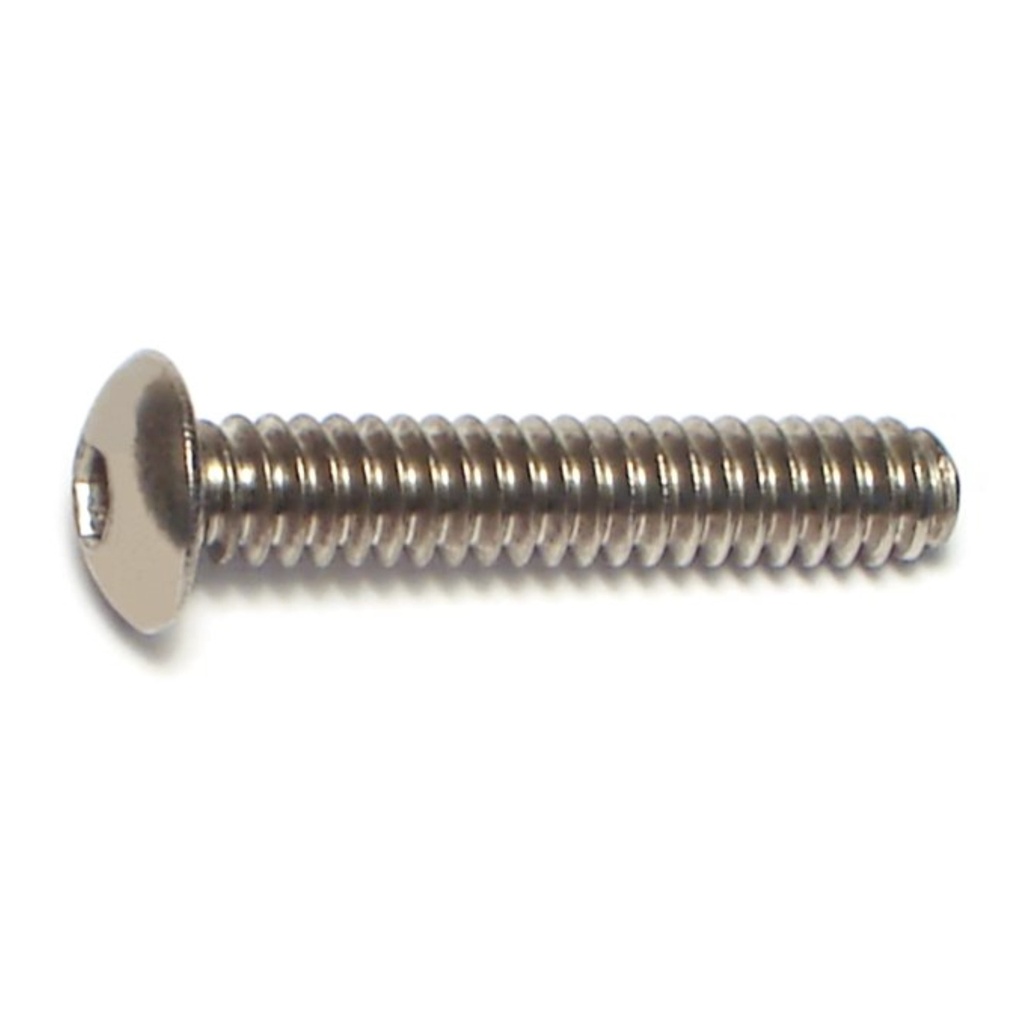 6-32 x 3/4 Button Socket SS
