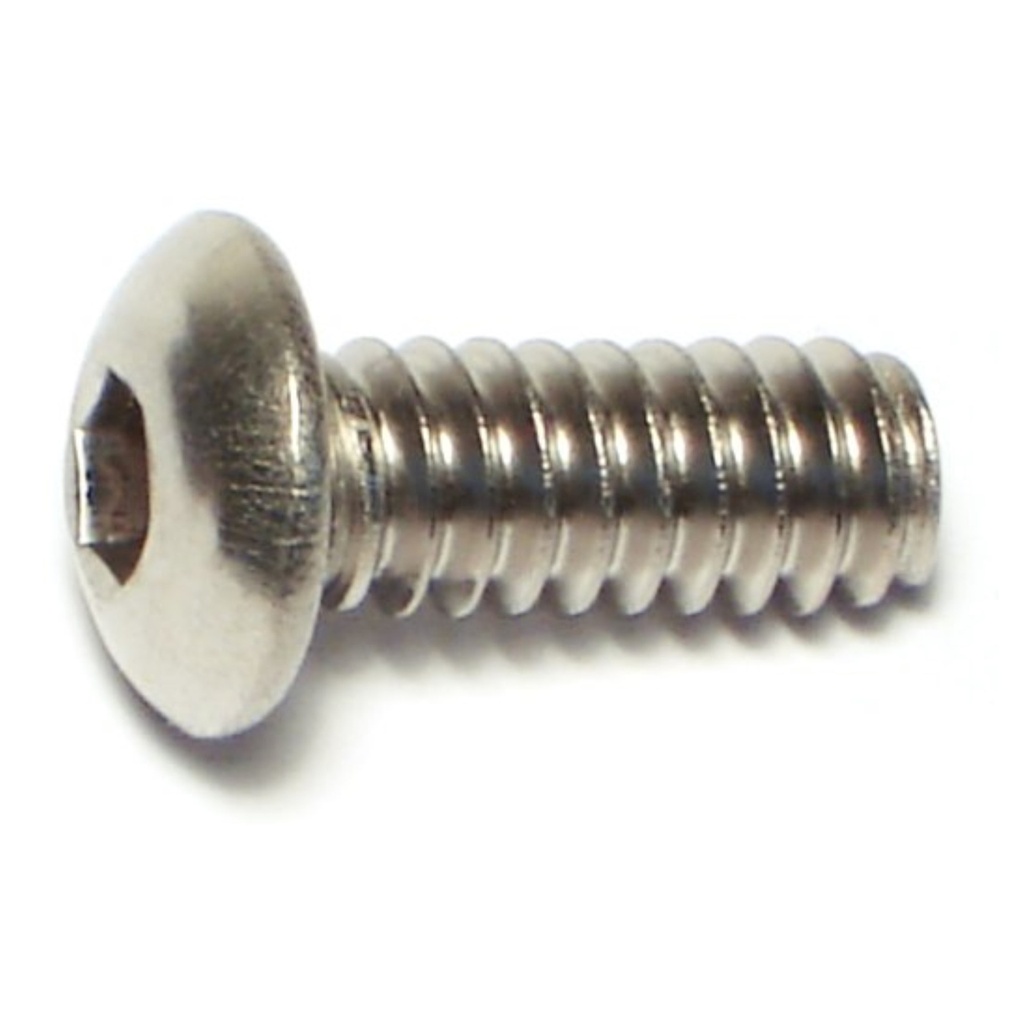10-24 x 1/2 Button Socket SS