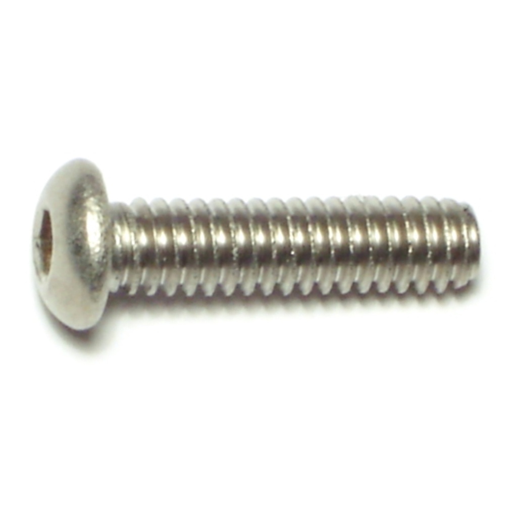 1/4-20 x 1 Button Socket SS