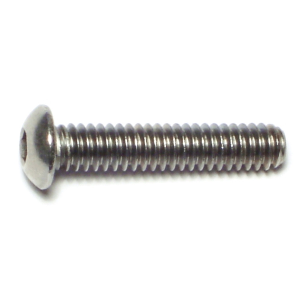 1/4-20 x 1-1/4 Button Socket SS