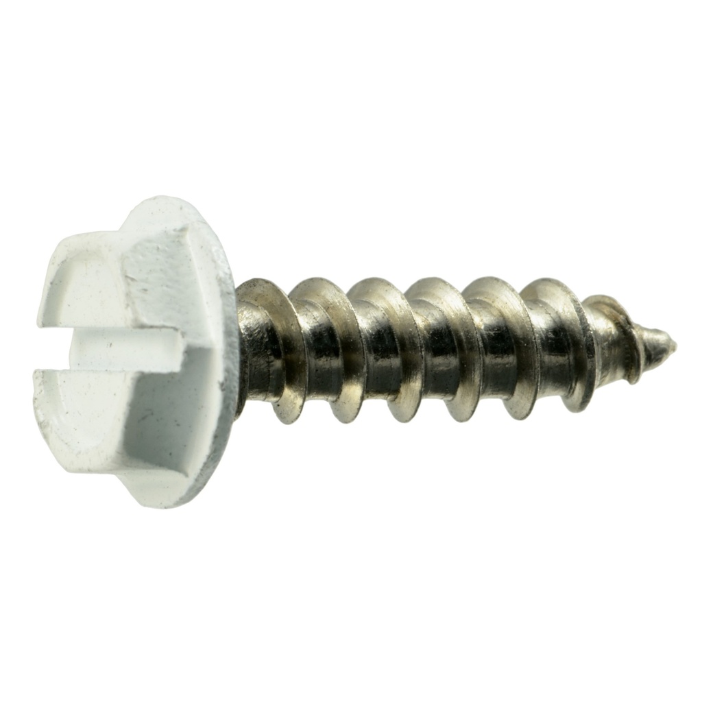 10 x 3/4 Hex SMS SS White