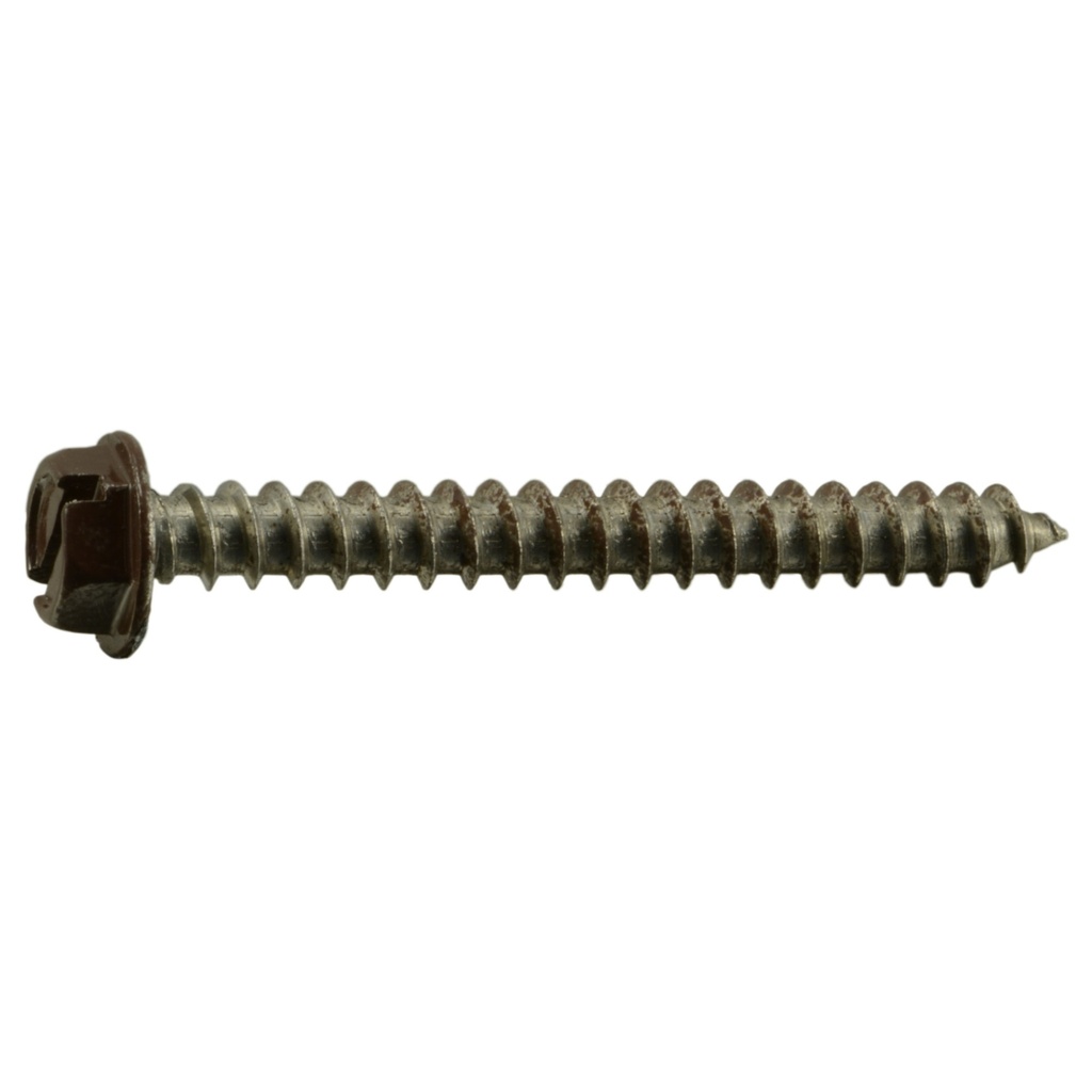 8 x 1-1/2 Brn Hex Shutr SS