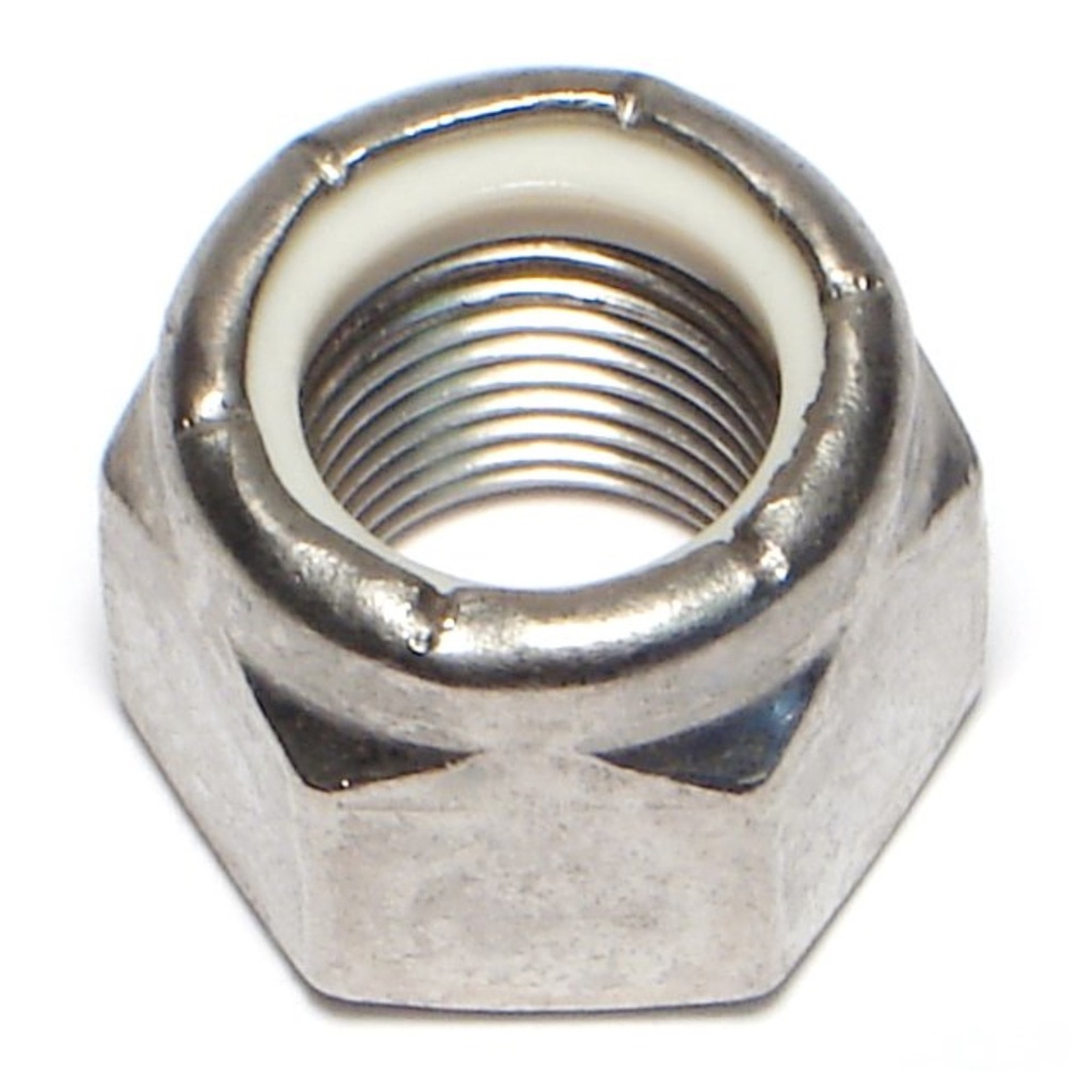 5/8-18 Nyln Lock Nut SS
