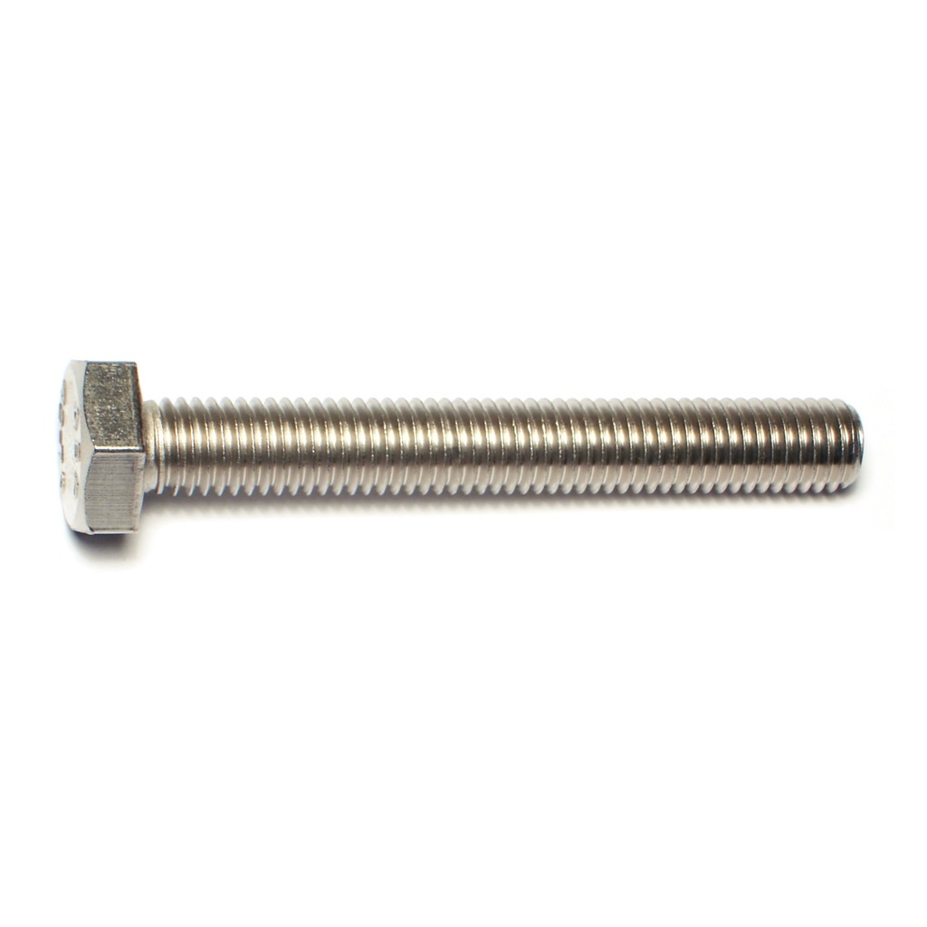 10mm-1.5x 75mm Hex Cap Screw SS