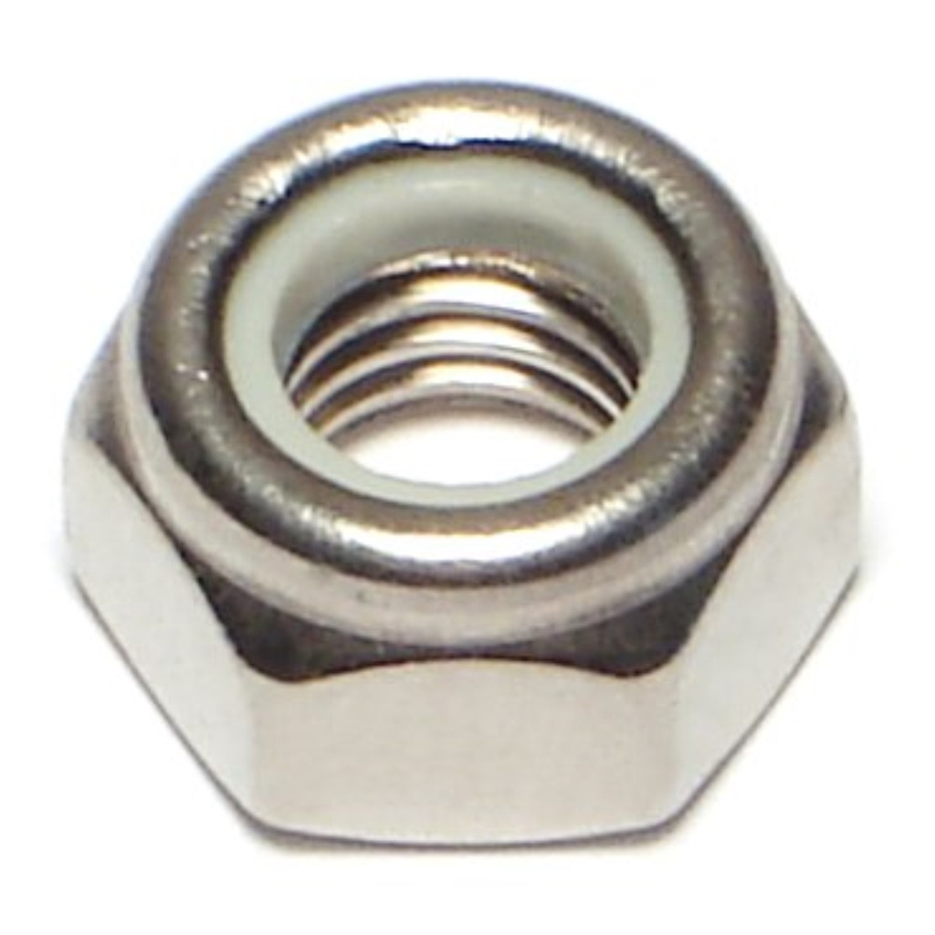 8mm-1.25 Nyln Lock Nut SS