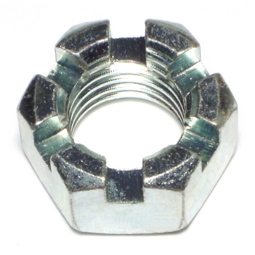 1-8 Slotted Hex Nut