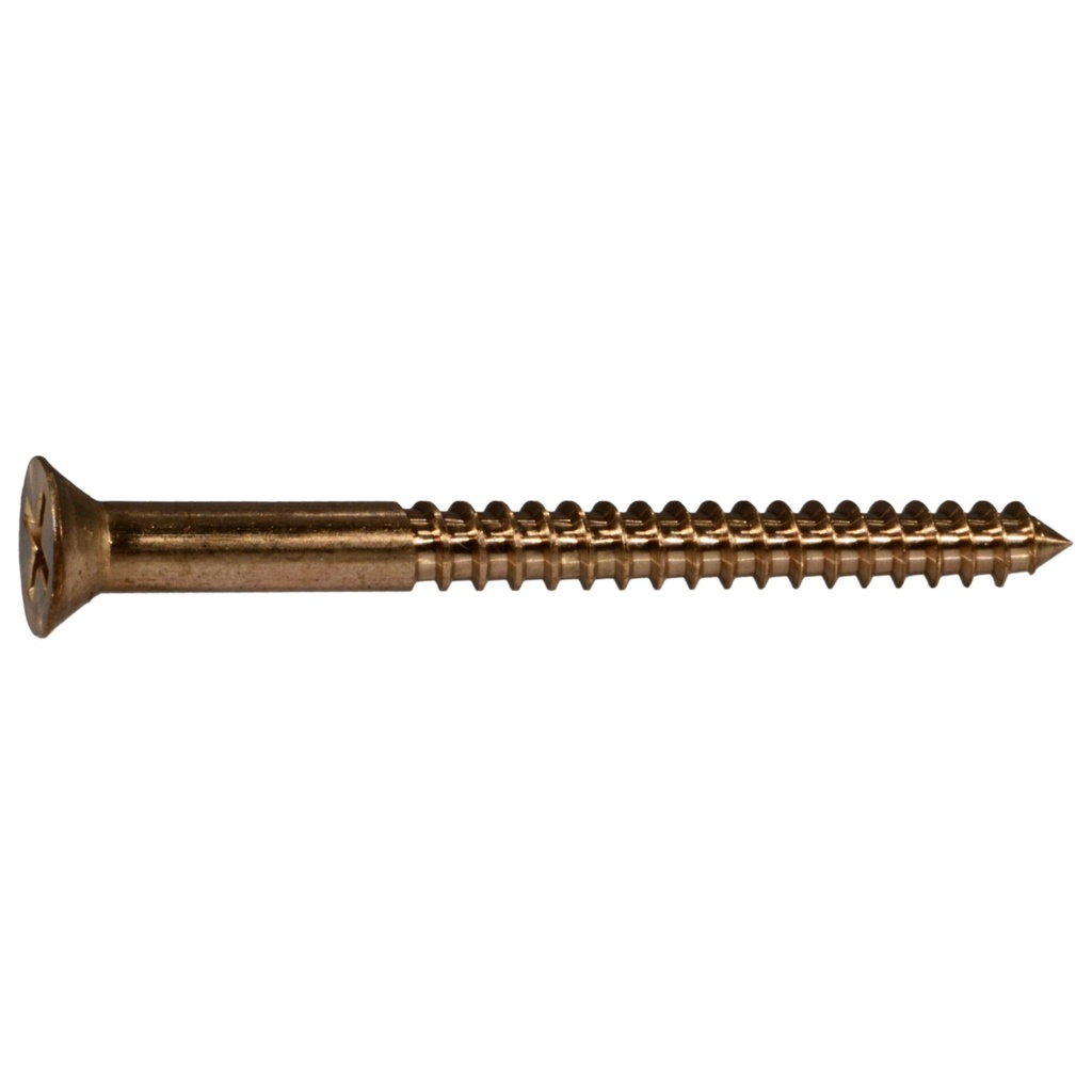 [MF931013] 12 x 2-1/2 Ph Fl Wood SlBz