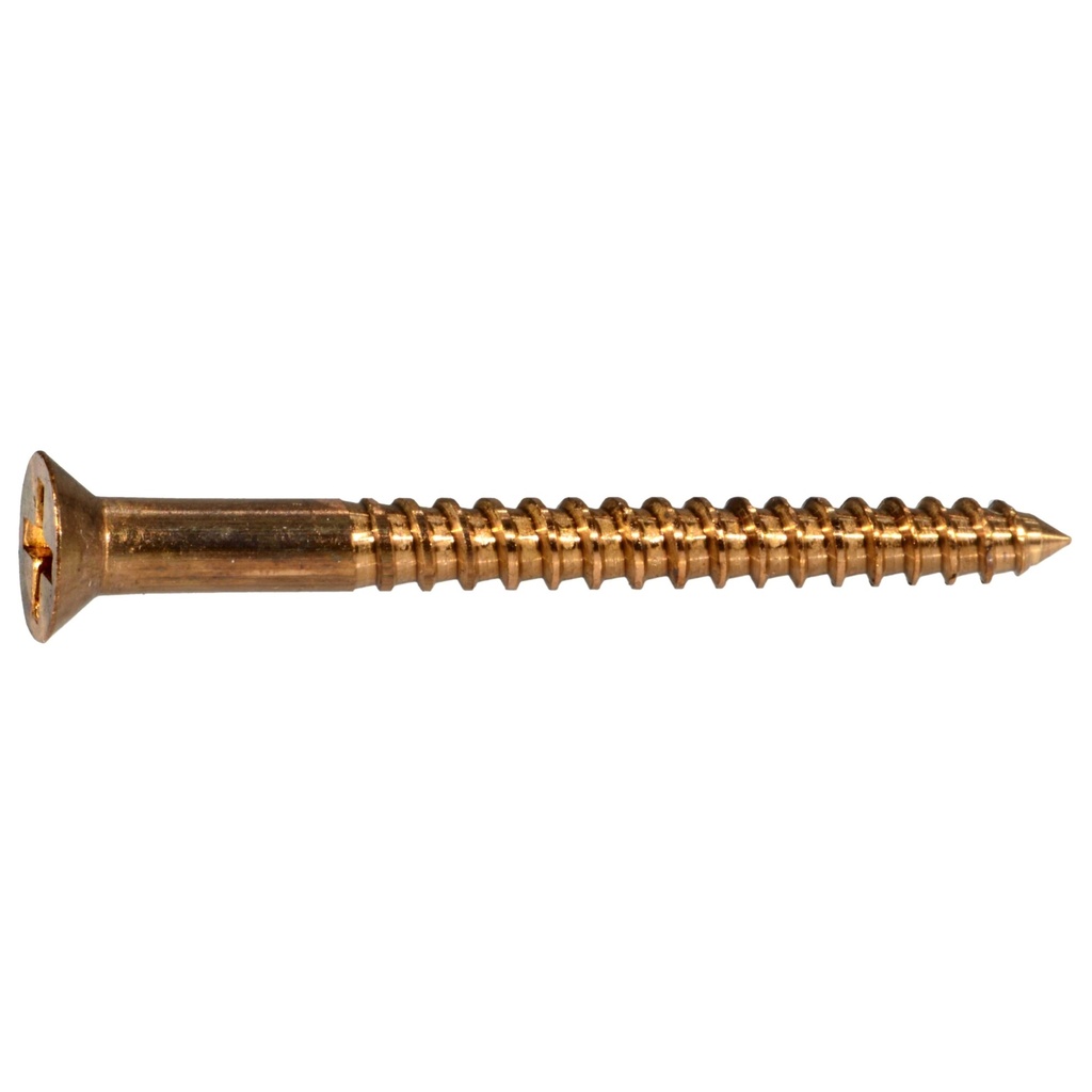 [MF931145] 6 x 1-1/2 Ph Fl Wood SlBz