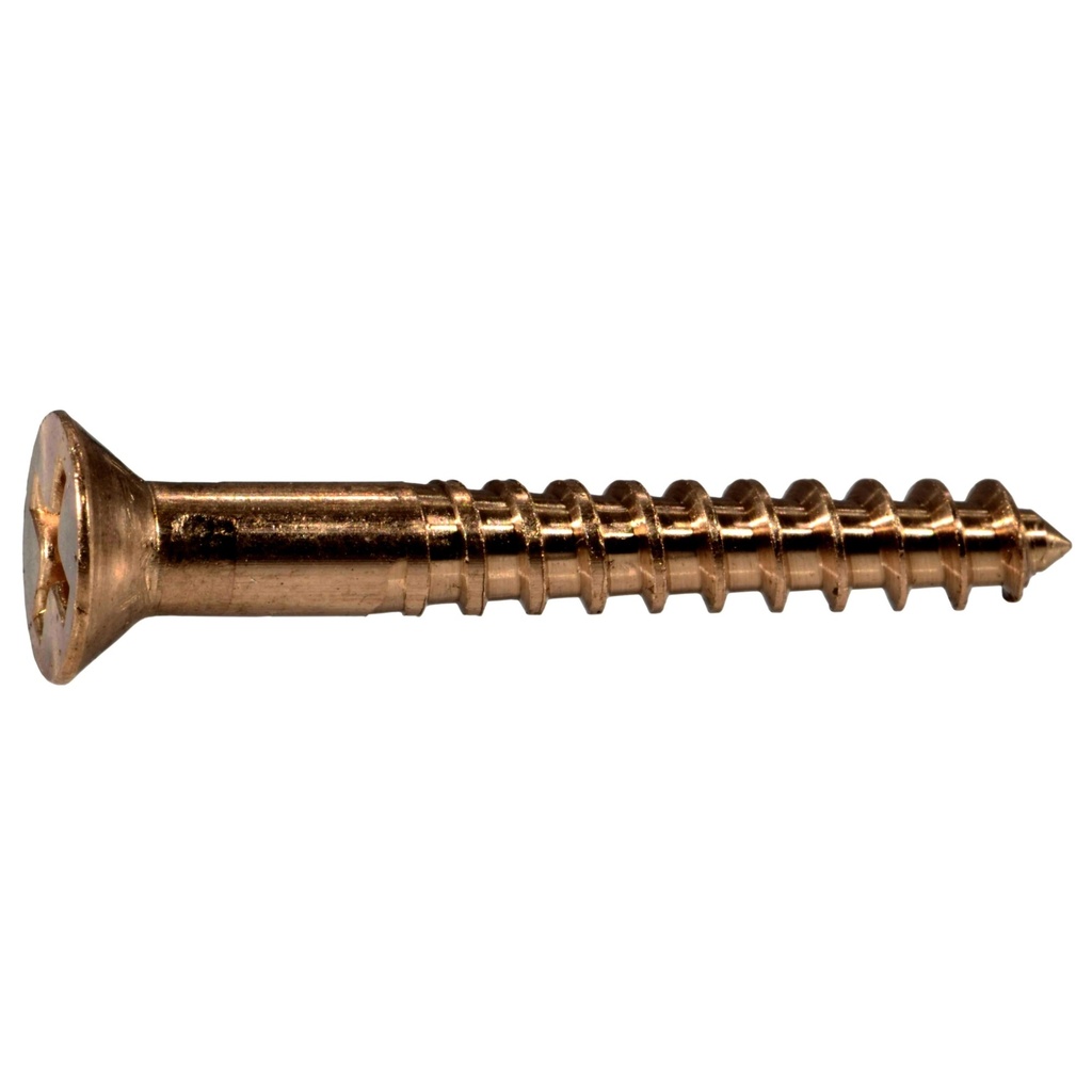 [MF931151] 8 x 1-1/4 Ph Fl Wood SlBz
