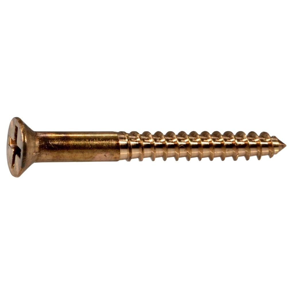 [MF931152] 8 x 1-1/2 Ph Fl Wood SlBz