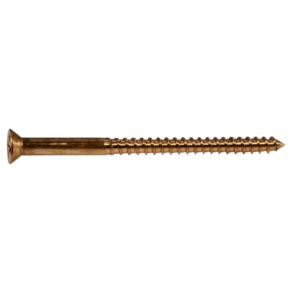 [MF931154] 8 x 2-1/2 Ph Fl Wood SlBz