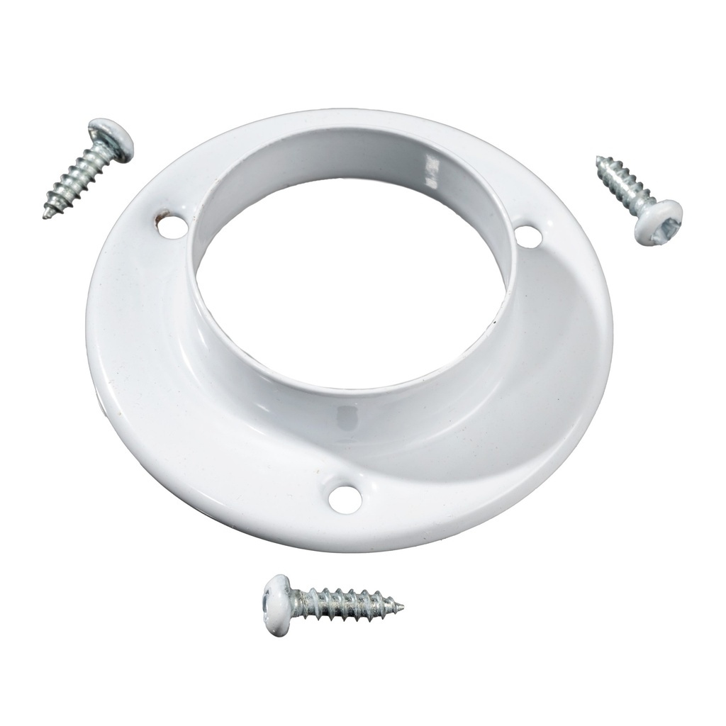 1-3/8 ID White Rod Holder Closd