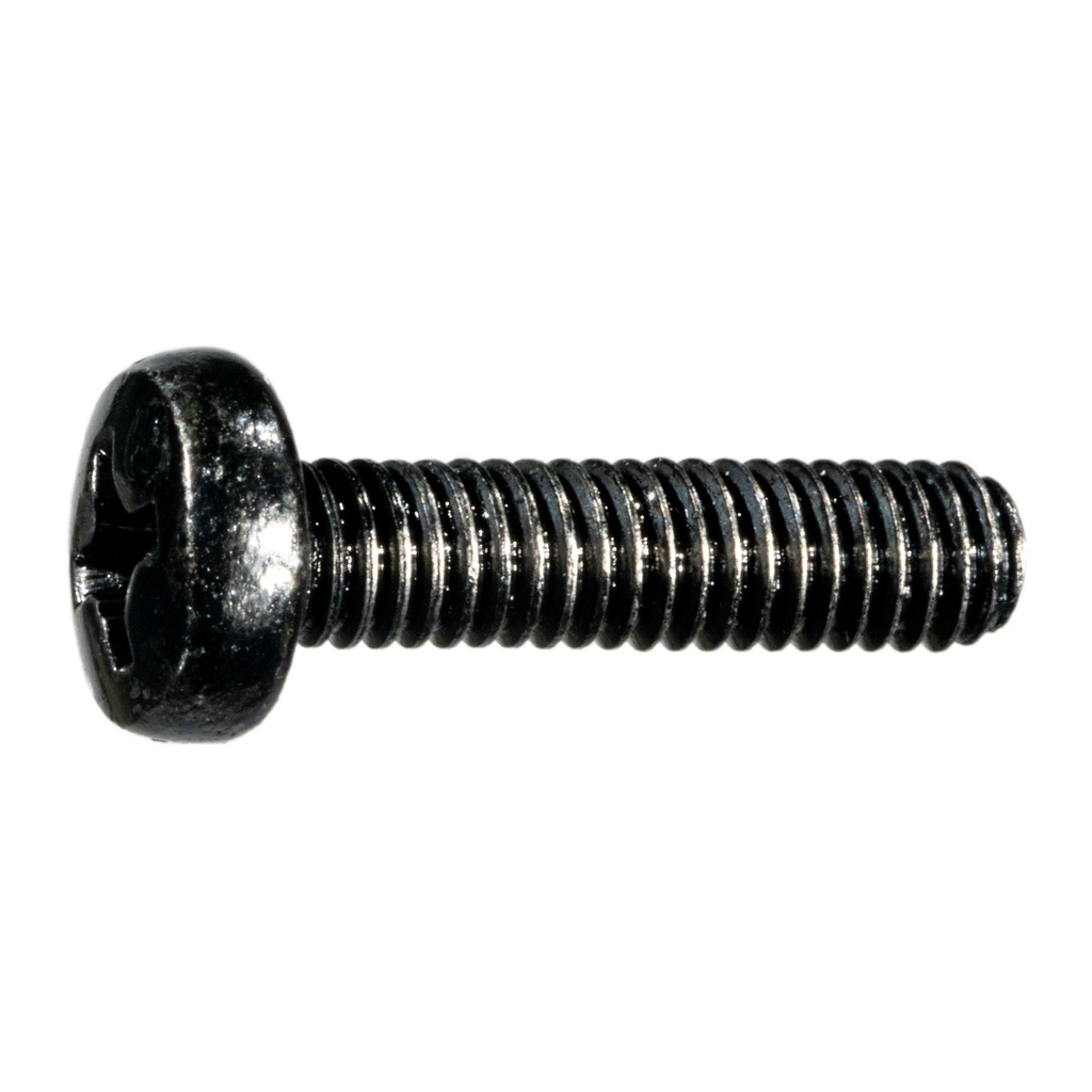 4mm-.7 x 16mmPh Pan MS Blk Zn