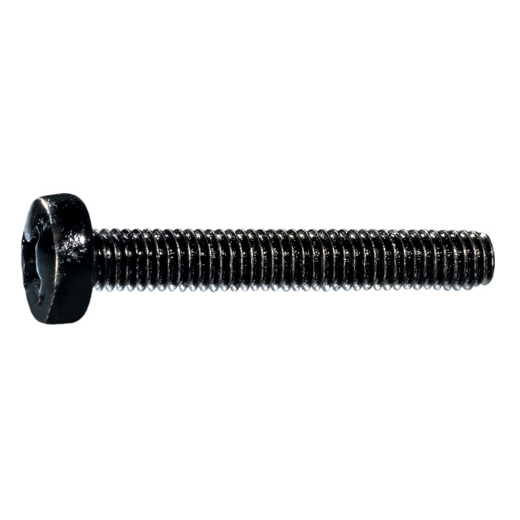 [MF935147] 6mm-1.0 x 40mmPh Pan MS Blk Zn
