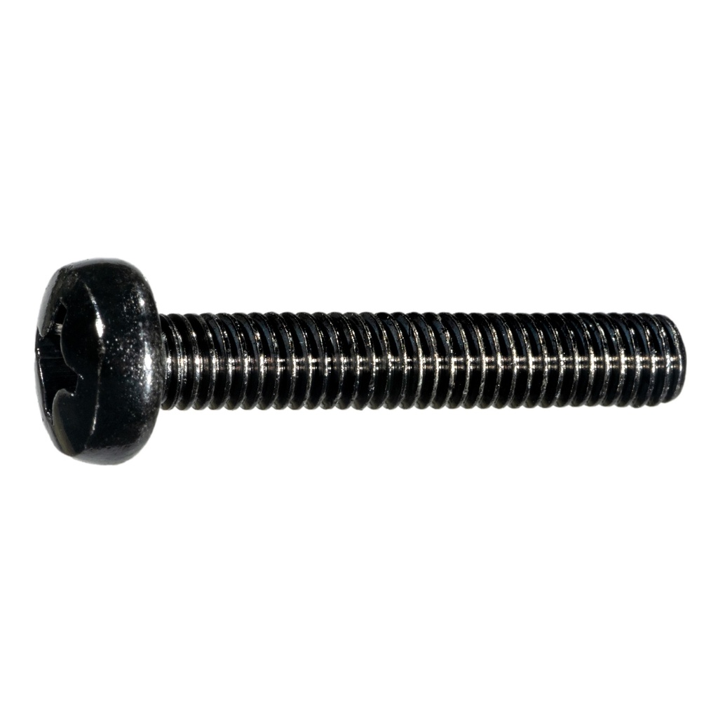 6mm-1.0 x 35mmPh Pan MS Blk Zn