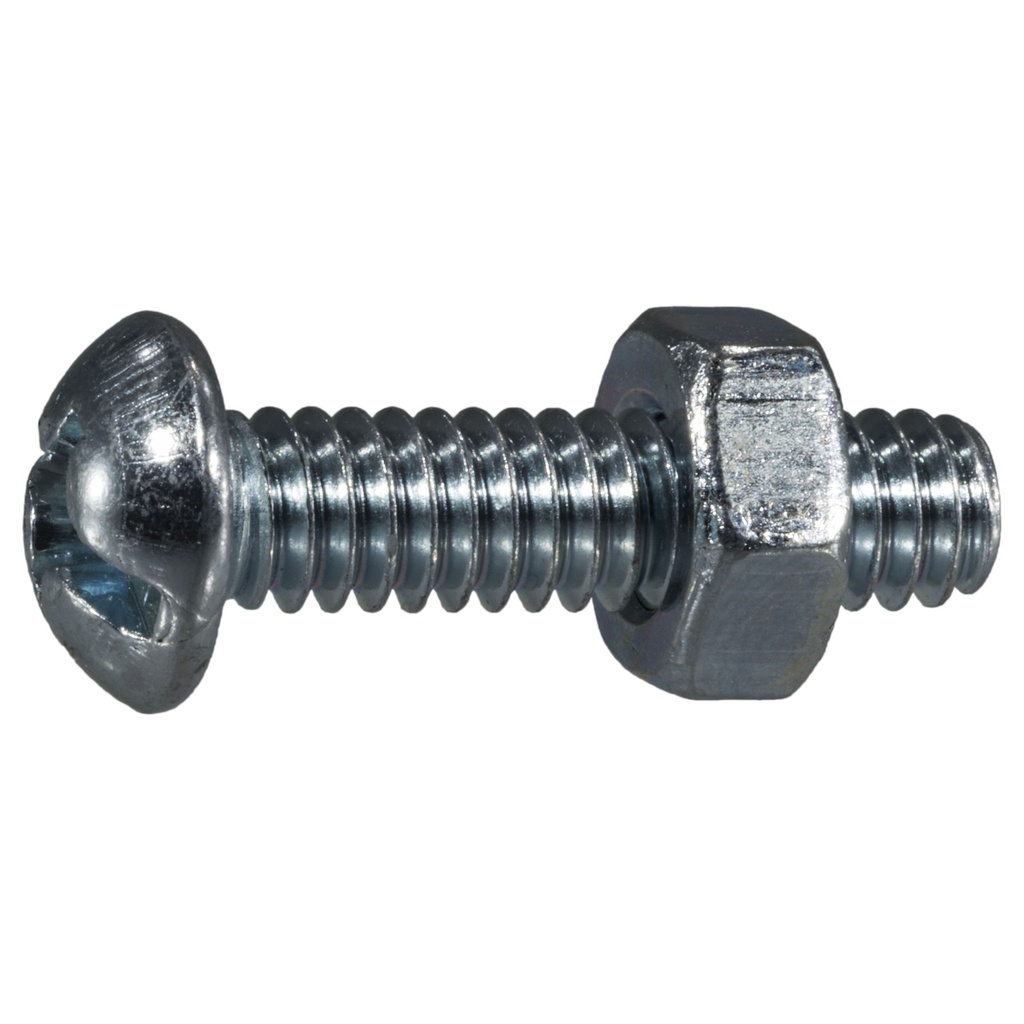 [MF23999] 1/4-20 x 1Combo Rd Mach Zn