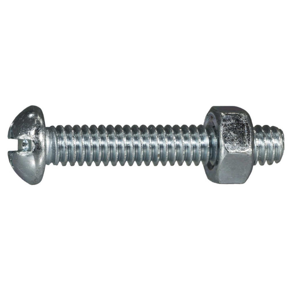 [MF24001] 1/4-20 x 1-1/2Combo Rd Mach Zn