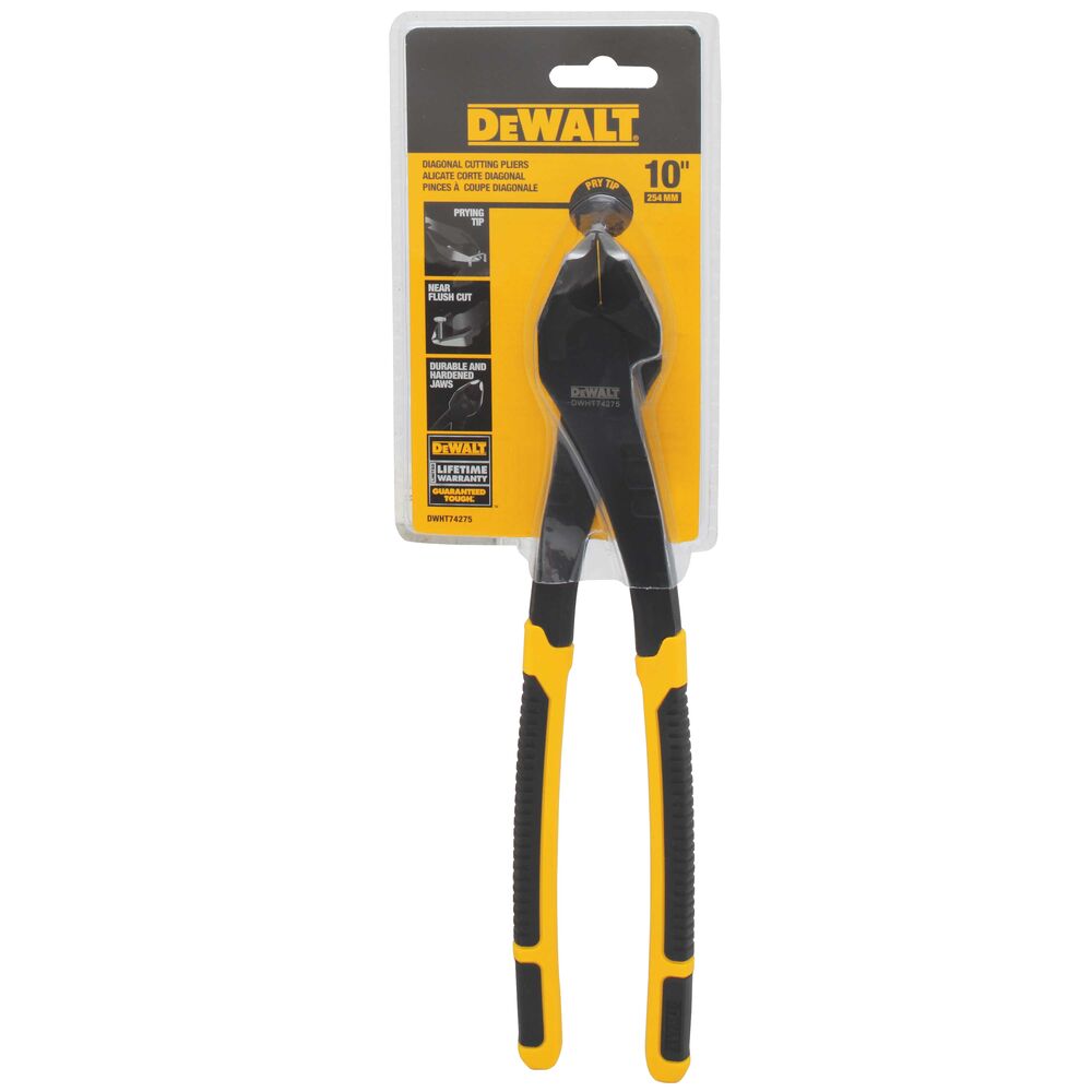 [DWHT74275] 10 in. Diagonal Pliers with Prying Tip