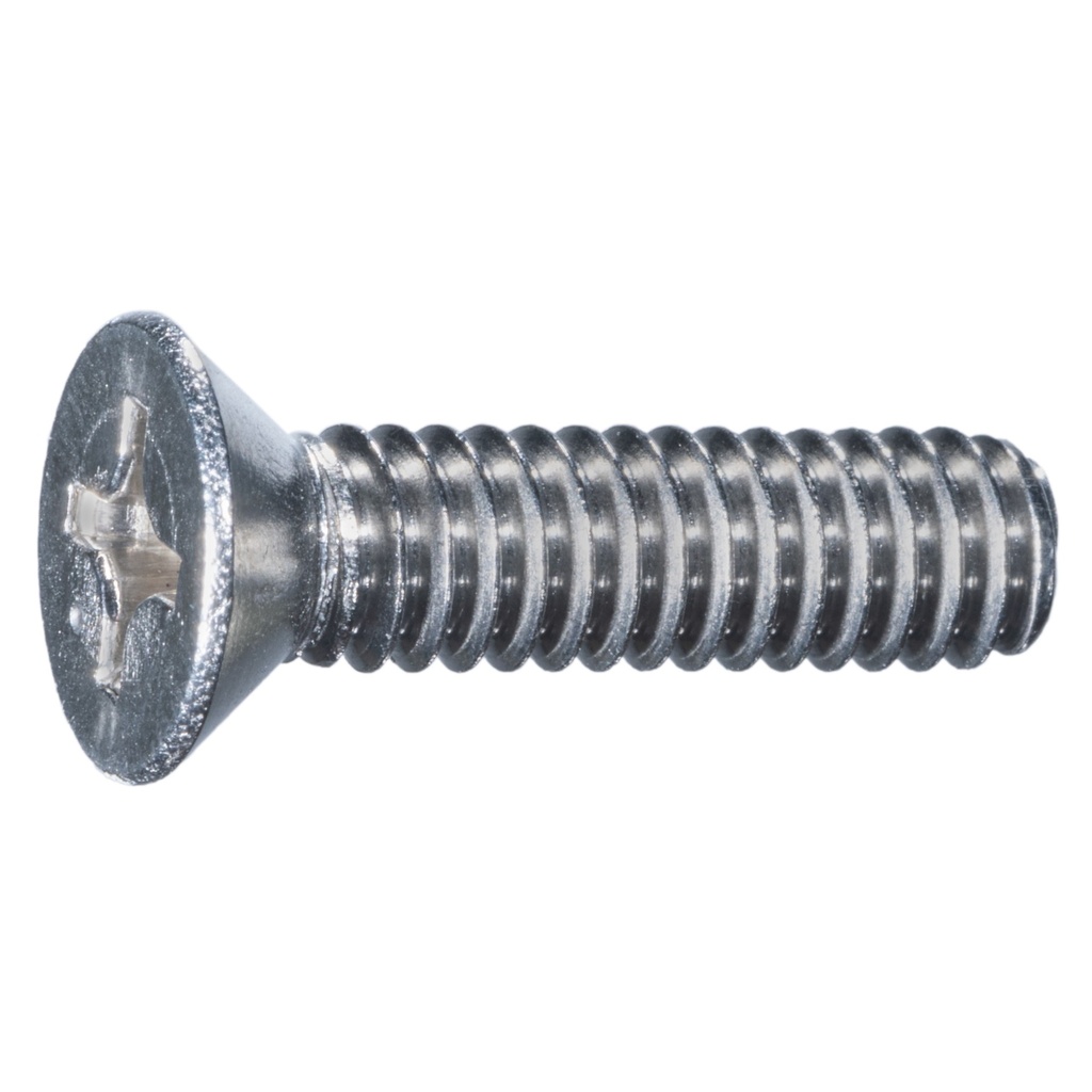 1/4-20 x 1 Ph Fl MS 316 SS