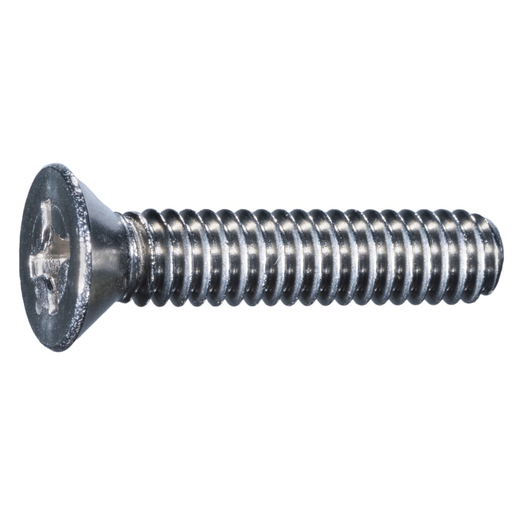 1/4-20 x 1-1/4 Ph Fl MS 316 SS