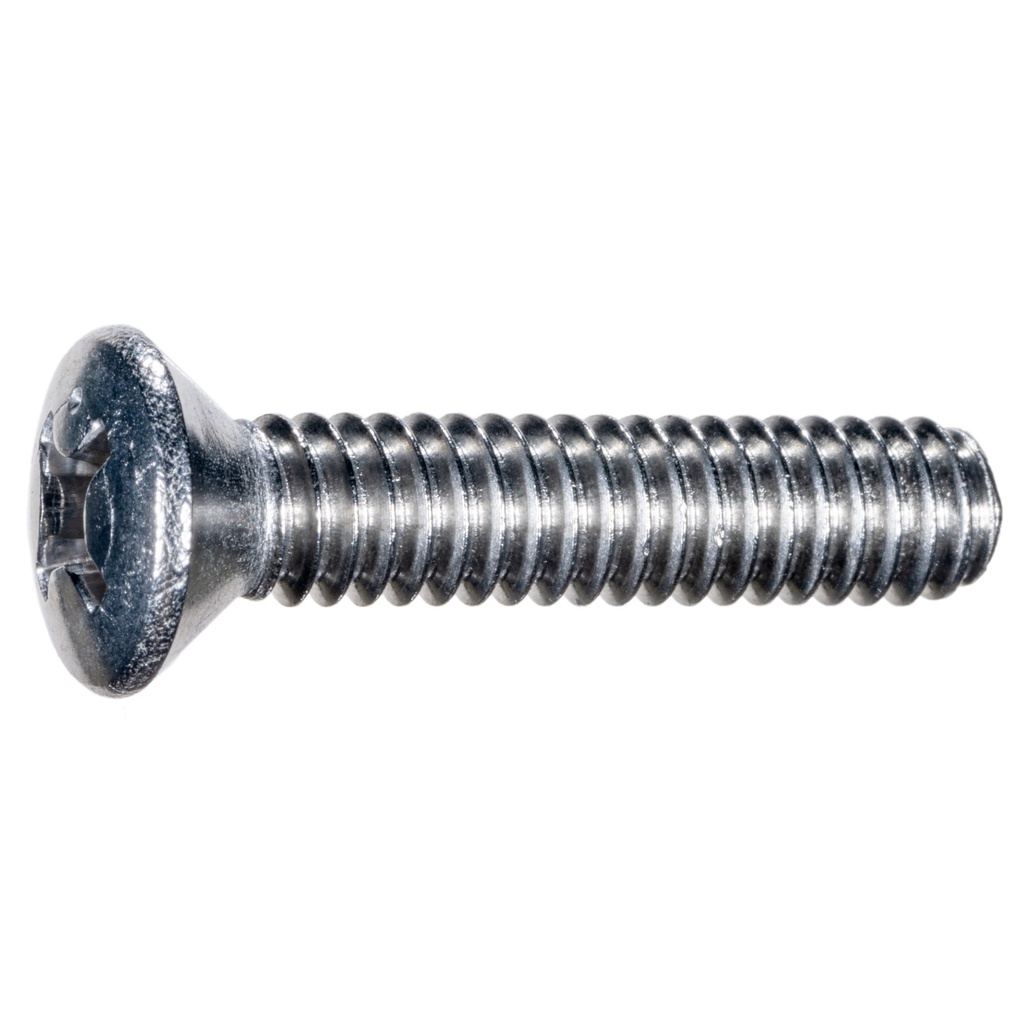 1/4-20 x 1-1/4 Ph Ov MS 316 SS