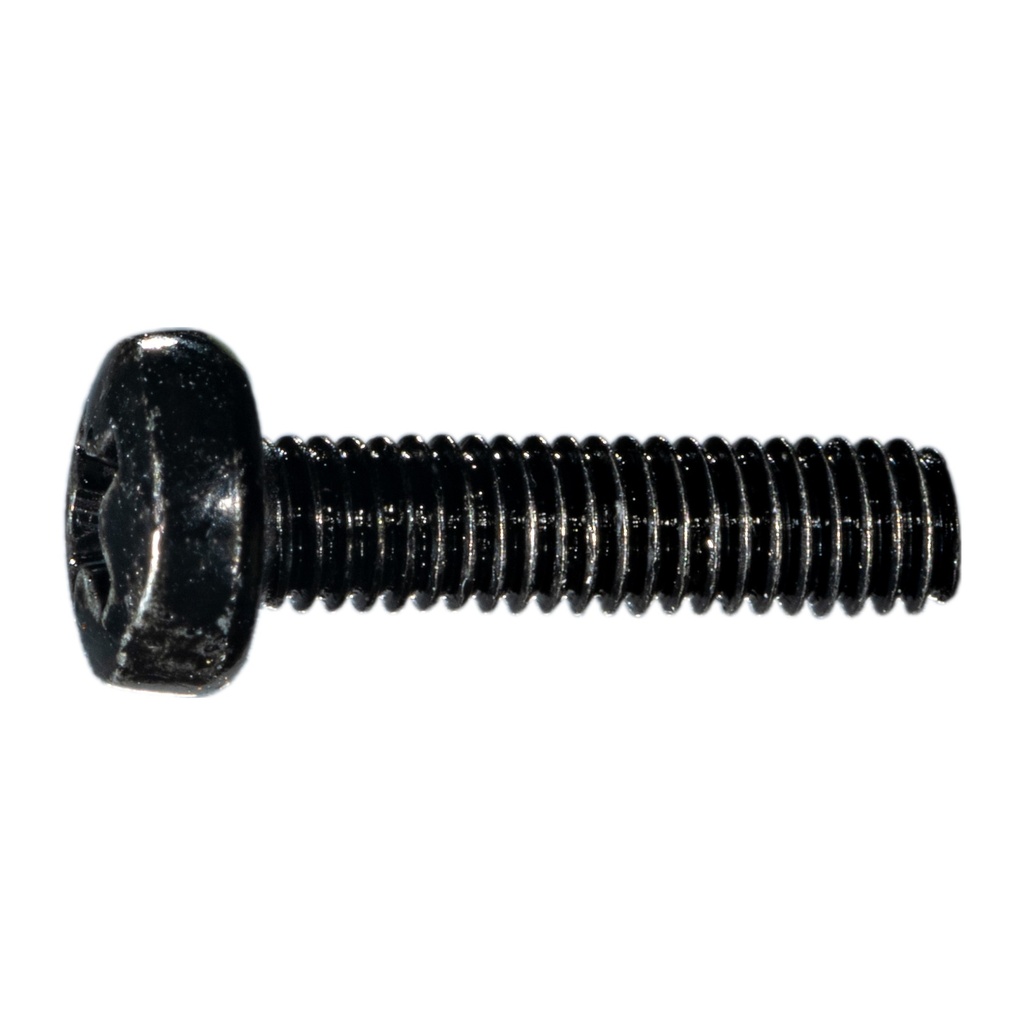 3mm-.5 x 12mm Ph Pan MS Blk Zn