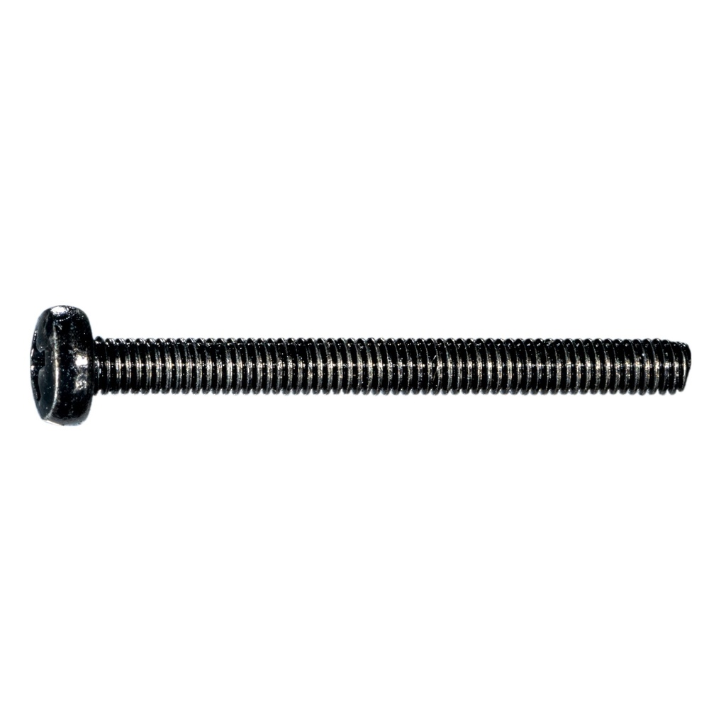 3mm-.5 x 30mm Ph Pan MS Blk Zn