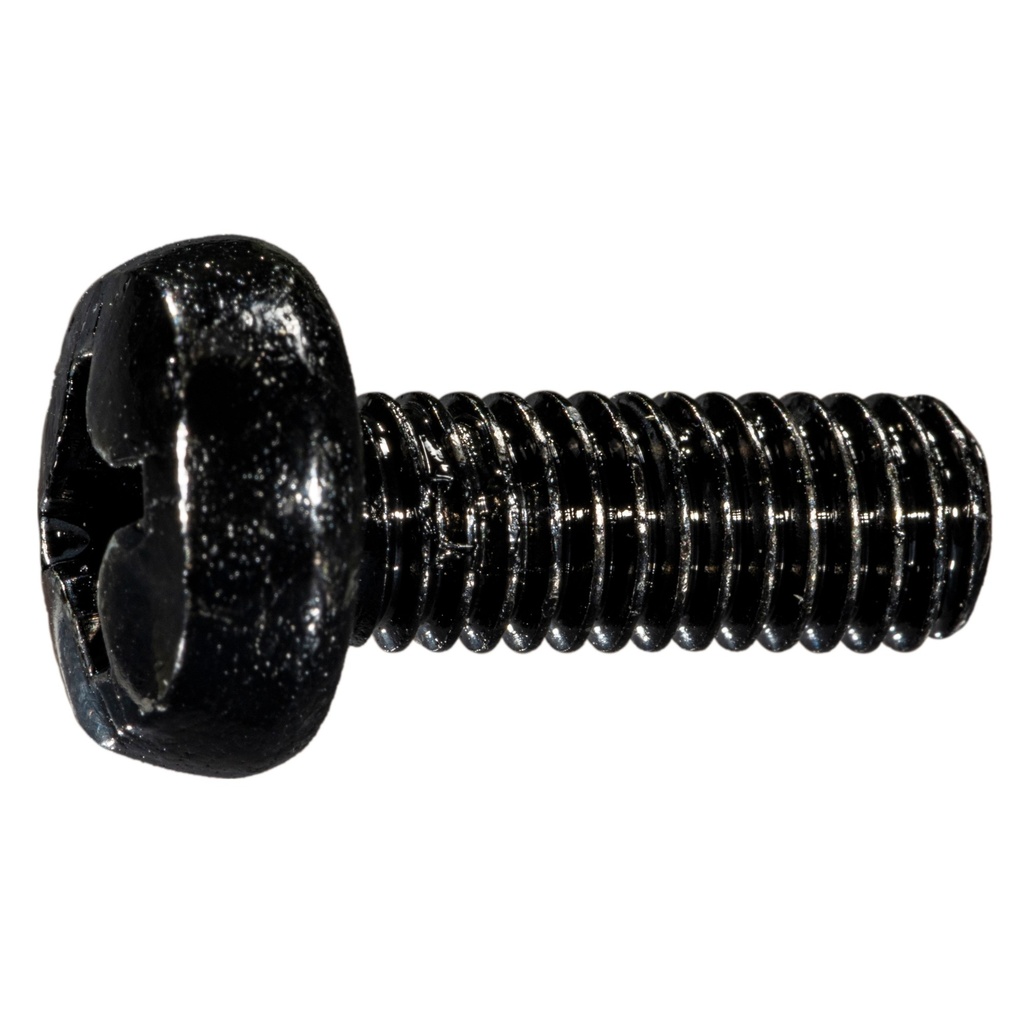 [MF935142] 6mm-1.0 x 16mm Ph Pan MS Blk Zn