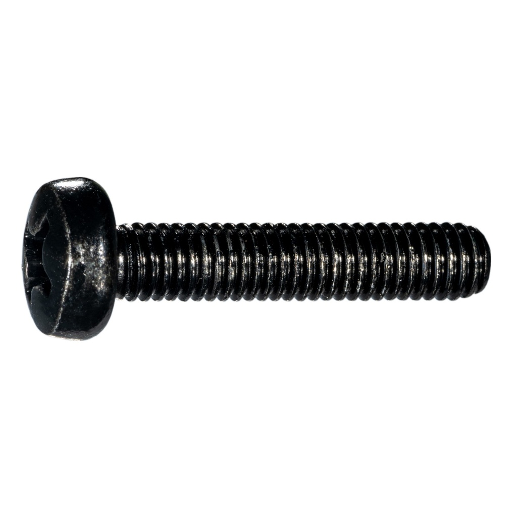 [MF935145] 6mm-1.0 x 30mm Ph Pan MS Blk Zn