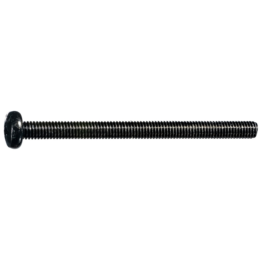 [MF935152] 6mm-1.0 x 60mm Ph Pan MS Blk Zn